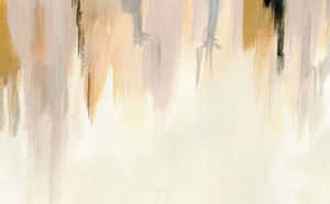 Abstract Beige Cream Artwork Wallpaper