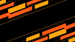 Abstract Black And Orange Explosion Wallpaper