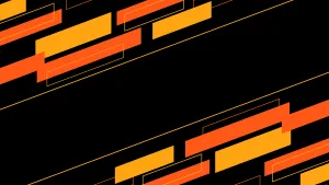 Abstract Black And Orange Explosion Wallpaper