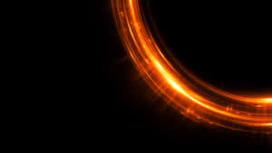 Abstract Black And Orange Waves Wallpaper Wallpaper