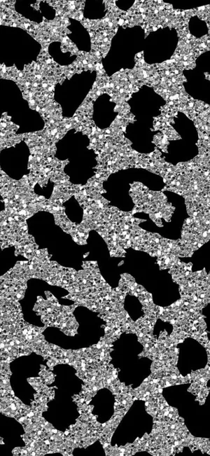 Abstract_ Black_and_ Silver_ Texture_ Pattern Wallpaper