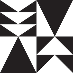 Abstract Black And White Geometric Pattern Wallpaper
