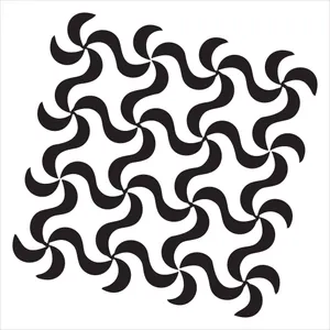 Abstract Black And White Geometric Pattern Wallpaper Wallpaper