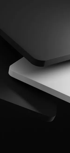 Abstract_ Black_and_ White_ Layers Wallpaper