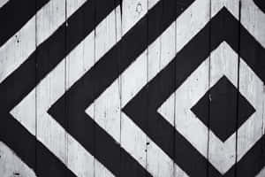 Abstract Black And White Pattern Wallpaper