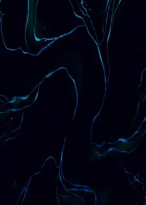 Abstract Black Blue Marble Aesthetic Wallpaper