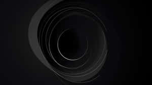 Abstract Black Circle Design Wallpaper