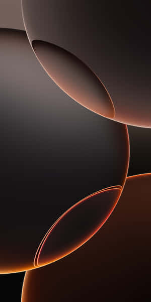 Abstract Black Orange Curves Wallpaper Wallpaper