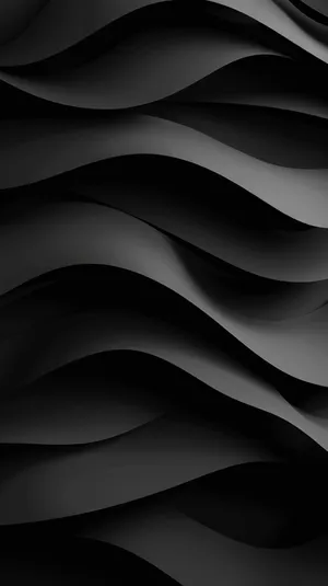 Abstract Black Waves Background Wallpaper