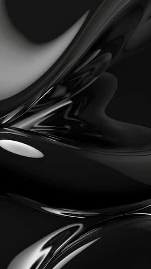 Abstract_ Black_ Waves_ Design Wallpaper