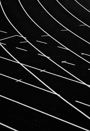 Abstract Blackand White Curves Wallpaper