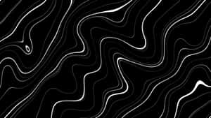 Abstract Blackand White Wave Pattern4 K Wallpaper