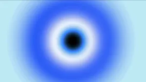 Abstract Blue Eye Blur Background Wallpaper