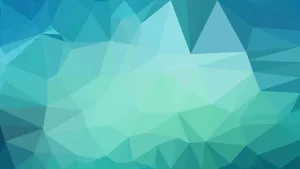 Abstract Blue Green Polygon Background Wallpaper