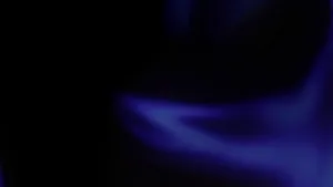 Abstract Blue Light Curves Wallpaper