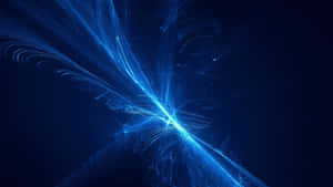 Abstract Blue Light Energy Wallpaper