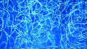 Abstract Blue Light Pattern Wallpaper