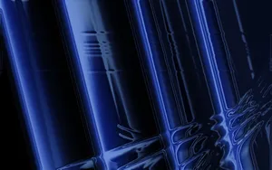 Abstract Blue Light Reflections Wallpaper