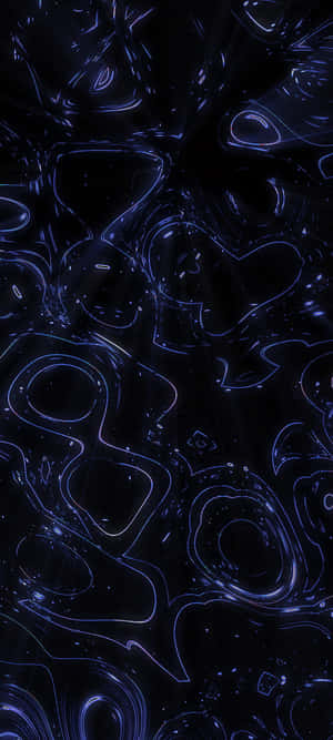 Abstract Blue Liquid Motion Wallpaper