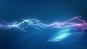 Abstract_ Blue_ Pink_ Wave_ Background Wallpaper