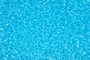 Abstract Blue Pool Water Wallpaper