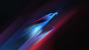 Abstract Blue Red Light Streaks Wallpaper