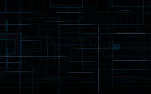 Abstract Blue Square Network Wallpaper