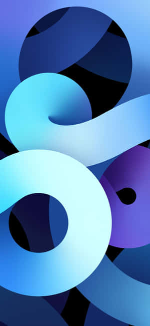 Abstract Blue Swirlsi Phone Wallpaper Wallpaper