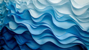 Abstract Blue Waves Background Wallpaper