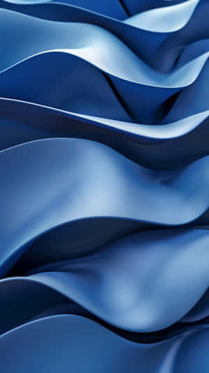 Abstract Blue Waves Background Wallpaper