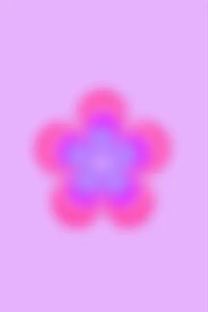 Abstract Blurry Flower Art Wallpaper