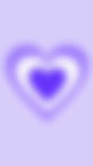 Abstract Blurry Heart Background Wallpaper