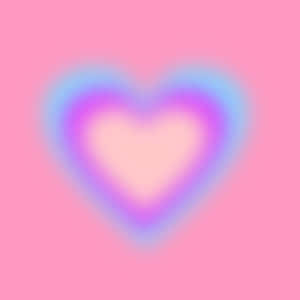 Abstract Blurry Heart Background Wallpaper