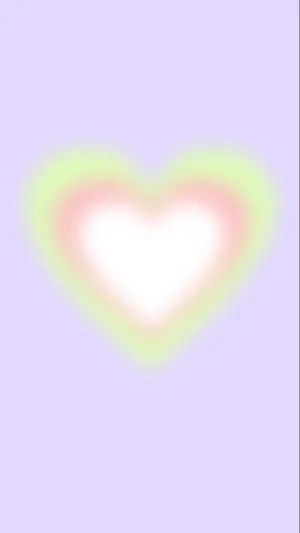 Abstract Blurry Heart Background Wallpaper