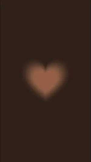 Abstract Blurry Heart Shaped Light Wallpaper
