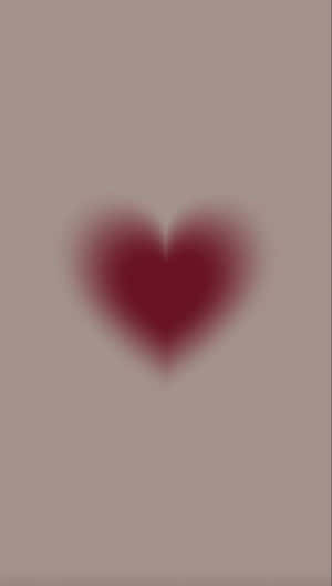 Abstract Blurry Heart Wallpaper