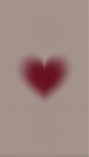 Abstract Blurry Heart Wallpaper