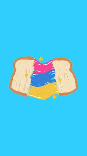 Abstract Bread Sandwich Art Wallpaper