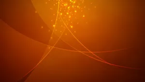 Abstract Burnt Orange Lights Wallpaper