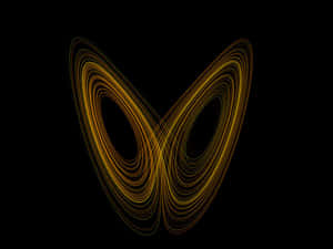 Abstract Butterfly Effect Pattern Wallpaper