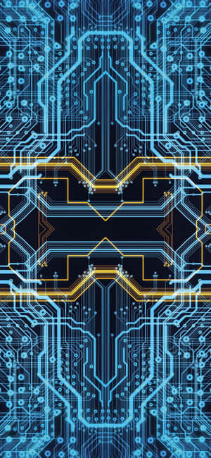 Abstract Circuit Board Design Wallpaper