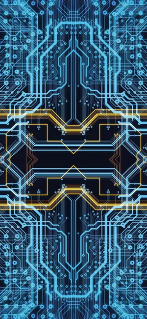 Abstract Circuit Board Design Wallpaper