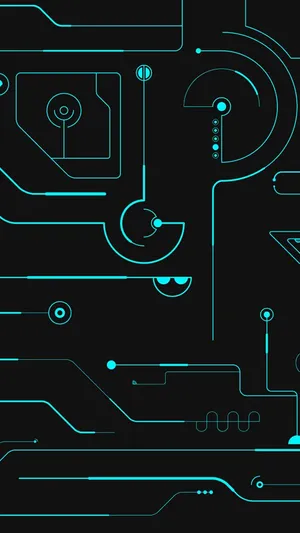 Abstract Circuit Boardi Phone Wallpaper Wallpaper