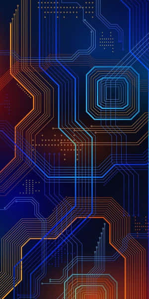 Abstract Circuitry Background Wallpaper