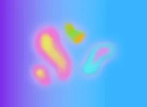 Abstract Colorful Aura Background Wallpaper