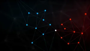 Abstract Connected Dots Pattern Wallpaper