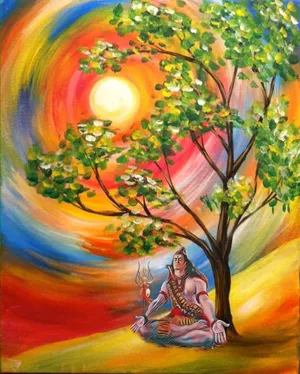 Abstract Contemporary Art Wallpaper