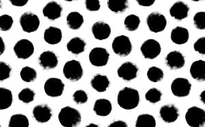 Abstract Contrast Of Black Dots Wallpaper