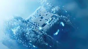 Abstract Cubical Structure Wallpaper Wallpaper