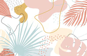 Abstract Danish Pastel Artwork Wallpaper